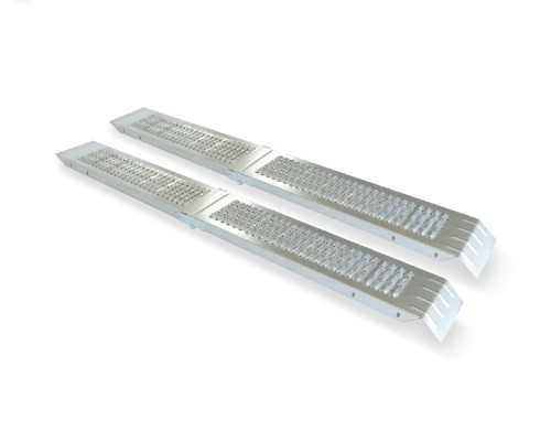 Zestaw 2 składanych ramp stalowych 188 cm, udźwig 400 kg