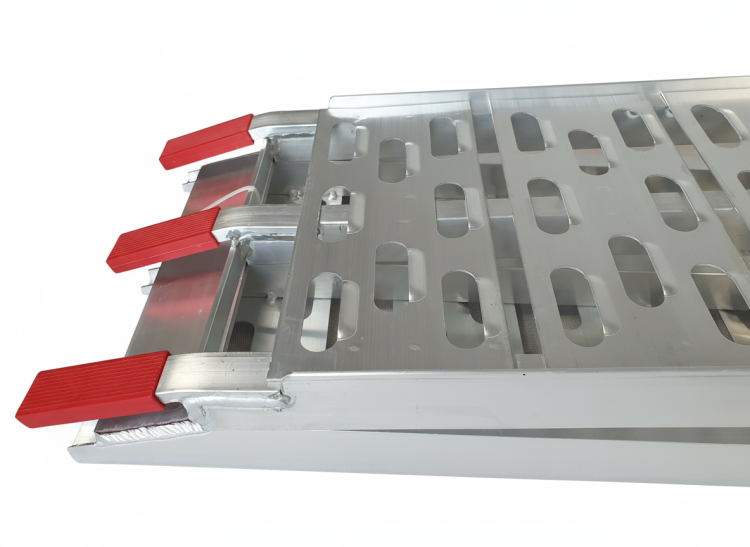 Składane rampy aluminiowe 115 cm po złożeniu, lekkie i odporne na korozję