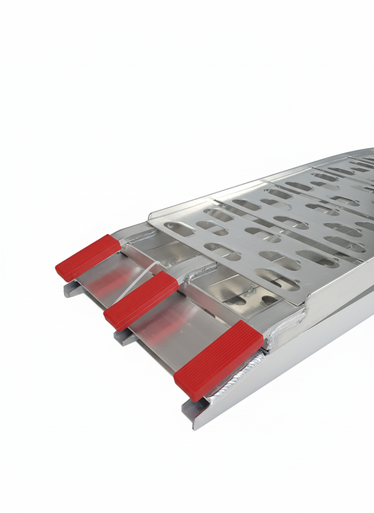 Rampa aluminiowe 228 × 28,5 cm o udźwigu 340 kg, do załadunku pojazdów